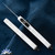 Microtech Exocet 157-1ST Double Edge White Blade, Storm Trooper Handle