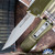 Microtech Combat Troodon Gen 3 1146-10APOD Bowie Apocalyptic Blade, OD Green Handle