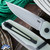 CRKT A1000J Philip Booth Design Scale-Release Auto Michaca, CPM-MagnaCut Beadblast Drop Point Blade, Natural Jade G10 Handles