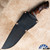 Jan Hafinec Subhilt Bowie, Damascus Blade, Ironwood Handle