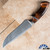 Jan Hafinec Subhilt Bowie, Damascus Blade, Ironwood Handle