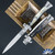Frank B Italian Stiletto 9" Dagger Blade, Brazilian Horn (23CM)