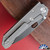 Medford 187 DP D2 PVD Drop Point, Tumbled Titanium Handles, Satin HW