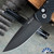 Protech TR-3 X1 Black Blade Black Fish Scale Handle