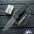 Protech Tactical Response TR-3 X1 SW Green Stonewash Blade , Green Fish Scale Handles, Blasted HW