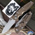Hinderer Eklipse Auto Spearpoint Stonewash CPM S45VN Blade,  Stonewash Bronze Ti Frame