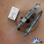 Heretic Knives Pariah Manual SE, Cel Shade Gray W/Tritium Button Inlay