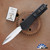 Marfione Custom Executive Scarab 2 Gen 3 1280-HPDLC-MCK D/E Mirror Polished, Black Handle, DLC Hardcut Stainless