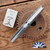 Stefano Compostella Square XL Aegir Damasteel Blade, "Frost" Fat Carbon Handle Lock Back