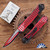 Heretic Knives Manticore-S Recurve Edge Blade, Red Cel Shade  Grenade Grip