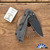 Strider Knives SMF Black Magnacut Blade, Black Textured G10 Top, Flamed Titanium Frame