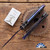 Microtech/Marfione Select LUDT Gen 3 1136-16MS3 Tanto Blued Baker Forge CopperMai Damascus Blade, Carbon Fiber Handle Bronze Hardcut HW Purple Ti Accents