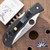 Spyderco Knives Jess Horn Midlock, AUS-8A Stainless, Black FRN C38PBK