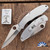 Spyderco Endura II,  Plain Edge AUS-6 Stainless Blade, Stainless Steel Handles, C47P