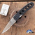 Benchmade Knives Crawford Leopard,  Partial Serrated ATS-34, Aluminum Handle Scales, 625S