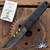Blackside Customs Kimura-Covert, Bounty Hunter 154CPM Blade, Black G10 Scales