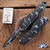 Microtech Cypher Gen 2 1242-1PXC Double Edge Black Blade, Pixel Camo Handle