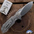 Hinderer Half Track Slicer, Stonewashed Magnacut Blade, Stonewash Finish W/Coyote G10 Scale