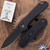 CIVIVI Elementum II C18062P-2 Button Lock, Black Stonewashed Nitro-V Blade, Black G10 Scales