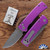 Chaves Knives/Protech Redencion 229 Auto, Battle Worn S35VN Tanto Blade, Purple Handle