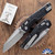 Microtech Standard Issue Mini (MSI) 210M-10APFRSPR, Apocalyptic Blade, Ram-Lok Aluminum Black Frag Pattern Handle