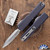 Microtech Ultratech Gen 4 11224-10GP, Stonewashed Double Edge Blade, Standard Graphite Handle
