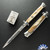 Frank B Italian Stiletto 11" Bayonet Blade, Blonde Honey Horn (28cm)