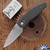 Three Rivers Manufacturing (TRM) Neutron 2 Linerlock, Tumbled 20CV, Flat Carbon Fiber Scales
