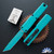 Microtech Ultratech Gen 4 11234-1CN-C24Z4, Tanto Edge Blade, Cyan Cerakoted Handle