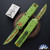Microtech UTX-85 Gen 4 S/E 12314-1GNS Single Edge Blade, Grinch "The Knife That Stole Christmas"