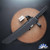 Blackside Customs Tokyo Drifter Wakizashi PSB27 Black W/Blue Splatter Tanto Blade, G10 Handle Scales