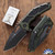 Heretic Knives Medusa, Manual DLC Recurve, OD Green Chassis W/Tactical HW