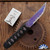 Warren Thomas Custom Kwaiken Tanto Fixed Blade, 6al4V Titanium/Carbon Fiber Laminate Blade, Tsuka Wrapped Ti/CF Handle