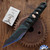 Warren Thomas Custom Tanto Kiridashi Fixed Blade, 6al4V Titanium/Carbon Fiber Laminate Blade, Tsuka Wrapped Ti/CF Handle