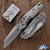 Microtech Standard Issue Mini (MSI) 210M-10FLMS1, Stonewashed Blade, Ram-Lok Fluted Titanium Handle