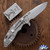 Hinderer XM-18 3.25″ Spearpoint Stonewashed S45VN Blade, Stonewashed Ti Frame & Translucent Green G10 Handle