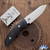 Hinderer Flashpoint Fixed Blade, Stonewashed Magnacut Sheepsfoot Blade, Black G10 Scales