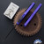 Microtech Hera II Mini 1702M-1PU Double Edge Black Blade, Purple Handle
