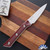 Microtech Kitchen Paring Knife 3500-10MR Stonewashed Blade, Merlot G10