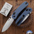 Knafs Lander 3 Clutch Lock, S35VN Stonewashed Drop Point Blade, Horizon Blue G10 Handle Scales, 00275