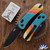 Knafs Lander 3 Clutch Lock, S35VN Blackwashed Drop Point Blade, Good Vibes G10 Handle Scales, 00525