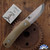 Knafs LULU, Stonewashed Magnacut Blade, Green Canvas Micarta Handle Scales - 00231