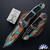 Heretic Knives Wraith V4 Auto Tanto Blade, Cel Shade Shipwreck Chassis