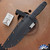 Blackside Customs Rogue 1, Black Magnacut Blade With Sawtooth Spine, G10 Handle Scales, Triple Black