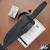 Blackside Customs Rogue 1, Black Magnacut Blade With Sawtooth Spine, G10 Handle Scales, Triple Black