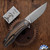 Shirogorov Knives X Charles Marlowe RKMP, Two Tone M398, Tumbled Bronze Finished Titanium