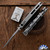 Demko Knives MG AD20 FG Shark-Lock, Stonewash Clip Point Blade, Smooth Finger Grooved Titanium Handles