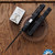 Guardian Tactical Apex, Partial Serrated Black Tactical Magnamax Blade, Black Aluminum Handle W/Carbon Fiber Inlay, 152112