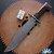 Iron Lion Blades Bowie Fighter, Stonewashed 8670 Bowie Style Blade, Stacked Leather Handle W/Brown Leather Sheath