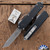 Microtech Executive Scarab 2 Gen 3 1177-10AP, Apocalyptic Tanto Edge Blade, Black Handle